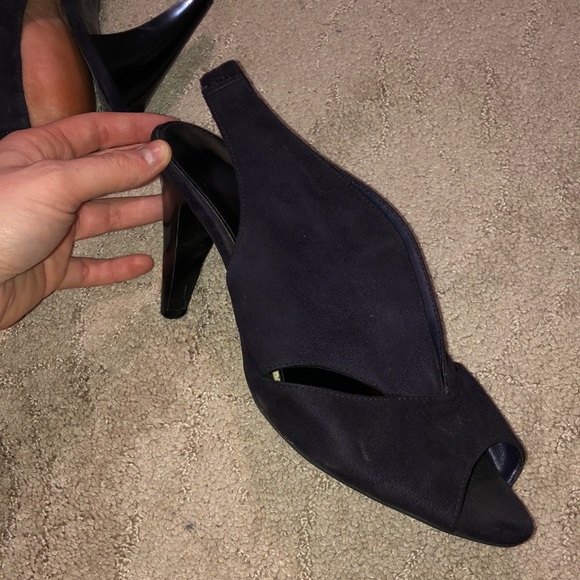 Suede purple heels - Picture 2 of 4